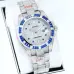 Rolex Stainless Steel Watch with Full Diamond Pave and Colored Sapphires 41mm #A46397