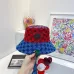 2021 Gucci GGMulticolor double-sided fisherman hat #99903855