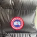 Canada Goose Black logo Cypress Puffer Series Fitted Solid Color Glossy High Neck Sleeveless Windproof Down Jacket #A57854