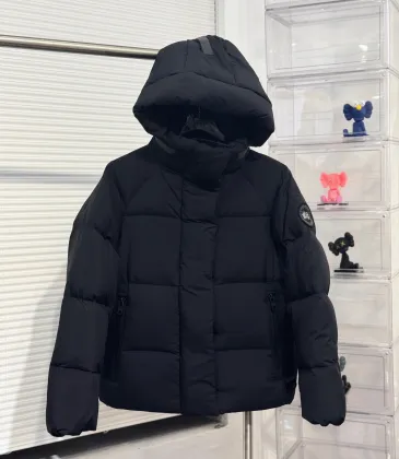 Canada Goose Hooded Down Jacket Lightweight Quilted Design with Contrast Accents Luxury Winter Insulated Outerwear for Men/Women #A57868 Canada Goose Hooded Down Jacket Lightweight Quilted Design with Contrast Accents Luxury Winter Insulated Outerwear for Men/Women #A57868