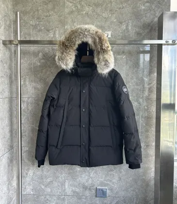 Canada Goose Parka With Fur Trim Black #A58928