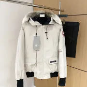 Canada gooes Chilliwack bomber Down Jacket White #A57241
