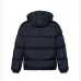 Gucci Black Puffer Jacket With White Stripes Unisex Style #A54548