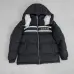 Gucci Black Puffer Jacket With White Stripes Unisex Style #A54548