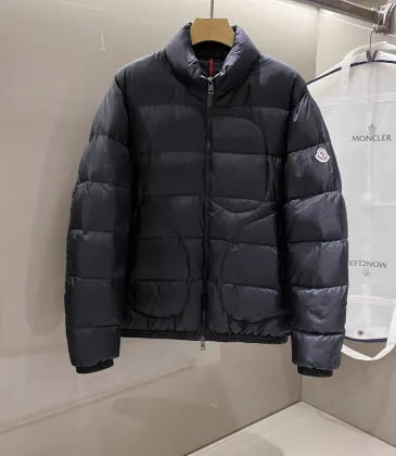 Moncler New Black High - End Puffer Jacket With Stand - Up Collar #A54555