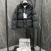 Moncler Olive Black Puffer Jacket Unisex Style With Unique Design #A54559