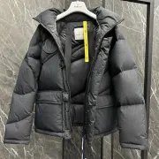 Moncler Olive Black Puffer Jacket Unisex Style With Unique Design #A54559