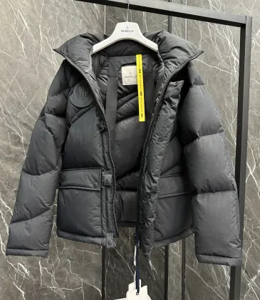 Moncler Olive Black Puffer Jacket Unisex Style With Unique Design #A54559