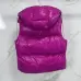 Moncler Pario Women's Red Hooded Down Vest #A54545