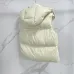Moncler Pario Women's White Hooded Down Vest #A54546