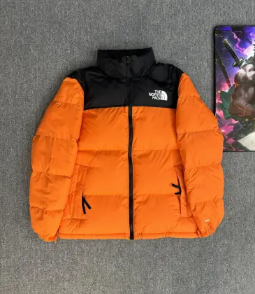 The North Face 1996 NUPTS Down Jacket Orange/Black #A57225 The North Face 1996 NUPTS Down Jacket Orange/Black #A57225