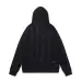 AMIRI Black Hoodie With Subtle Logo And Vintage Washed Finish #A54433