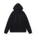 AMIRI Black Hoodie With Subtle Logo And Vintage Washed Finish #A54433