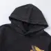 AMIRI Black Hoodie With Vintage Pegasus Graphic And Distressed Finish #A54435