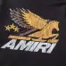 AMIRI Black Hoodie With Vintage Pegasus Graphic And Distressed Finish #A54435