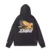 AMIRI Black Hoodie With Vintage Pegasus Graphic And Distressed Finish #A54435