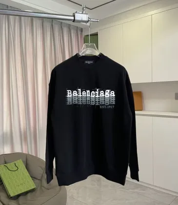 Balenciaga Hoodies for Men Beige/Black #A54619