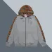 Gray Burberry Hoodie With Checkered Pattern Sleeves And Hood Iconic Fashion Design #A54373