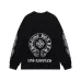 Chrome Hearts Hoodies  Black/White #A54733