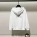Chic Christian Dior Inspired White Hoodie with Elegant Embroidery #A54442