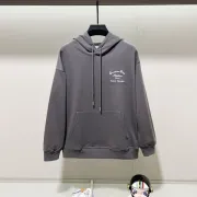 Chic Christian Dior Inspired White Hoodie with Elegant Embroidery #A54442