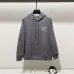 Chic Christian Dior Inspired White Hoodie with Elegant Embroidery #A54442