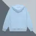 Dior Light Blue Hoodie With Signature Monogram Pattern And Classic Hooded Style #A54431