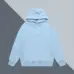 Dior Light Blue Hoodie With Signature Monogram Pattern And Classic Hooded Style #A54431