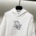 Dior hoodies for Dior hoodie for men Black/White #A54737