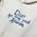Stylish Dior - Inspired Cream Hoodie with Unique Slogan Print #A54443