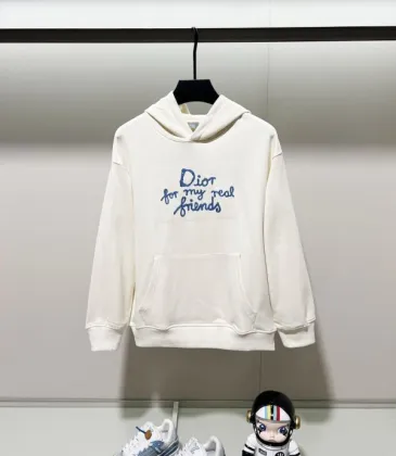Stylish Dior - Inspired Cream Hoodie with Unique Slogan Print #A54443