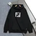 Fendi Hoodies for MEN Black/White 420g #A54508