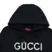 Gucci Black Hoodie With Bold Embroidered Logo And Timeless Hooded Design #A54429