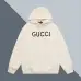 Gucci Black Hoodie With Bold Embroidered Logo And Timeless Hooded Design #A54429