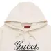 Gucci Cream Hoodie With Classic Cursive Logo And Comfortable Hooded Style #A54428