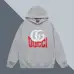Gucci Cream Hoodie With Iconic Double G And Brand Logo Embroidered Design #A54427