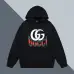 Gucci Cream Hoodie With Iconic Double G And Brand Logo Embroidered Design #A54427