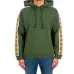 Gucci mens green side-sleeve GG logo hoodie #A33634