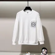 Loewe Hoodies Black/White/Beige #A54608