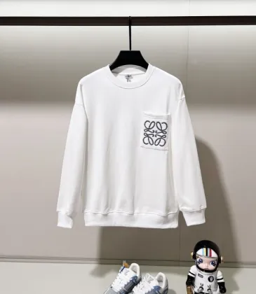 Loewe Hoodies Black/White/Beige #A54608