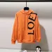 Loewe Hoodies  White/Black/Green/Orange #A54757