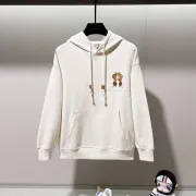 Loewe Hoodies  White/Black/Purple #A54756