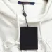 Louis Vuitton Hoodies for MEN Black/White 420g #A54517
