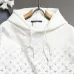 Louis Vuitton Hoodies for MEN Black/White 420g #A54517