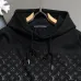 Louis Vuitton Hoodies for MEN Black/White 420g #A54517