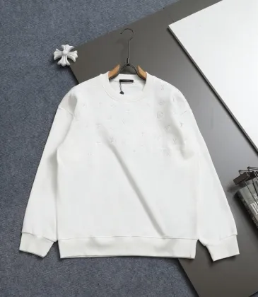 Louis Vuitton Hoodies for MEN Black/White 420g #A54518