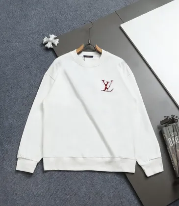 Louis Vuitton Hoodies for MEN Black/White 450g #A54519