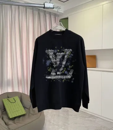 Louis Vuitton Hoodies for MEN Black/White #A54459