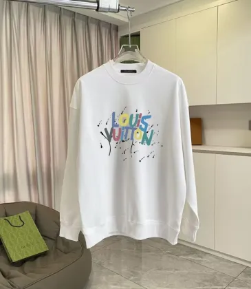 Louis Vuitton Hoodies for MEN Black/White #A54462