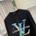 Louis Vuitton Hoodies for MEN Black/White #A54872